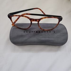 Scott Harris Vintage Europa SH-VIN-37 C3 49-19-140 Eyeglasses Frame Tortoise Blk